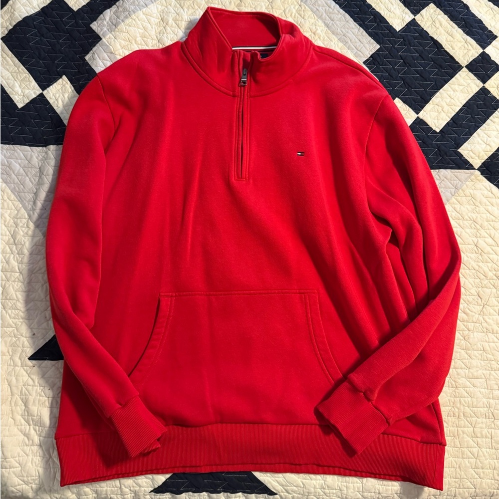 Tommy Hilfiger fleece 1/4 zip-  XXXL